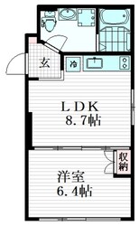 Fika池袋の物件間取画像